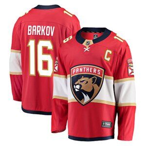 FLORIDA PANTHERS BARKOV #16 RED JERSEY MEN SIZE XL 54